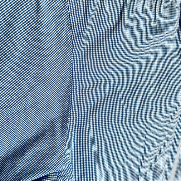 Perry Ellis Portfolio Dress Shirt Blue White - Picture 4 of 5